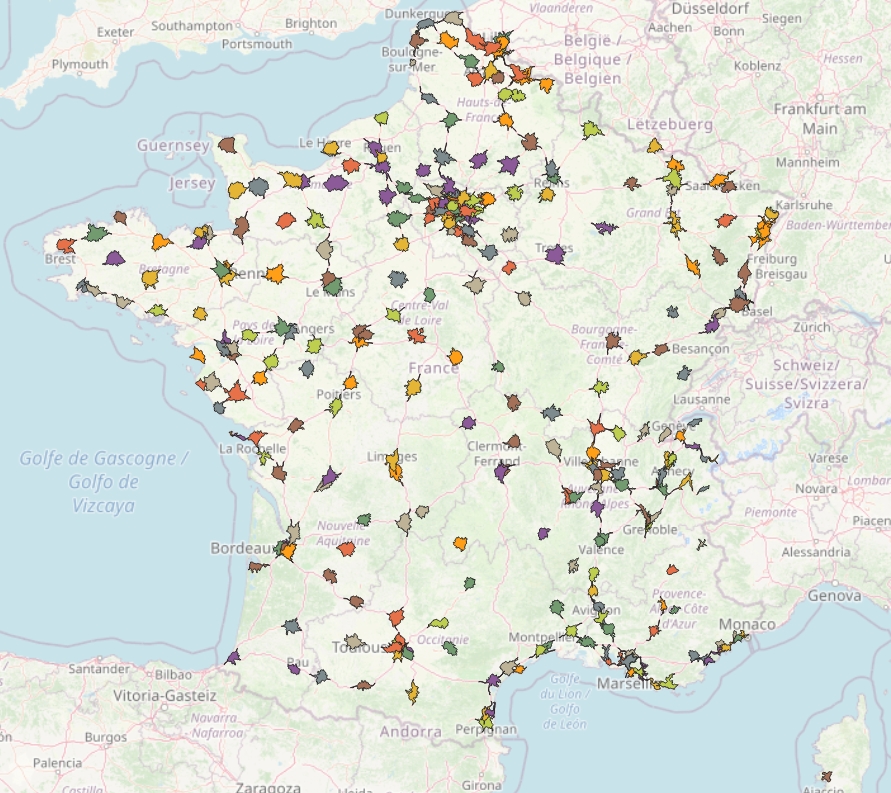 zones isochrones ors